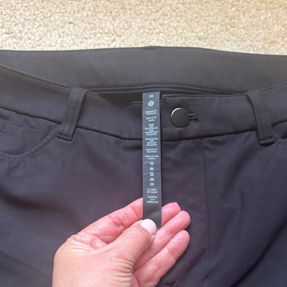 Lulu lemon Men's Chino-Style Stretch Pants - Picture 2 of 5